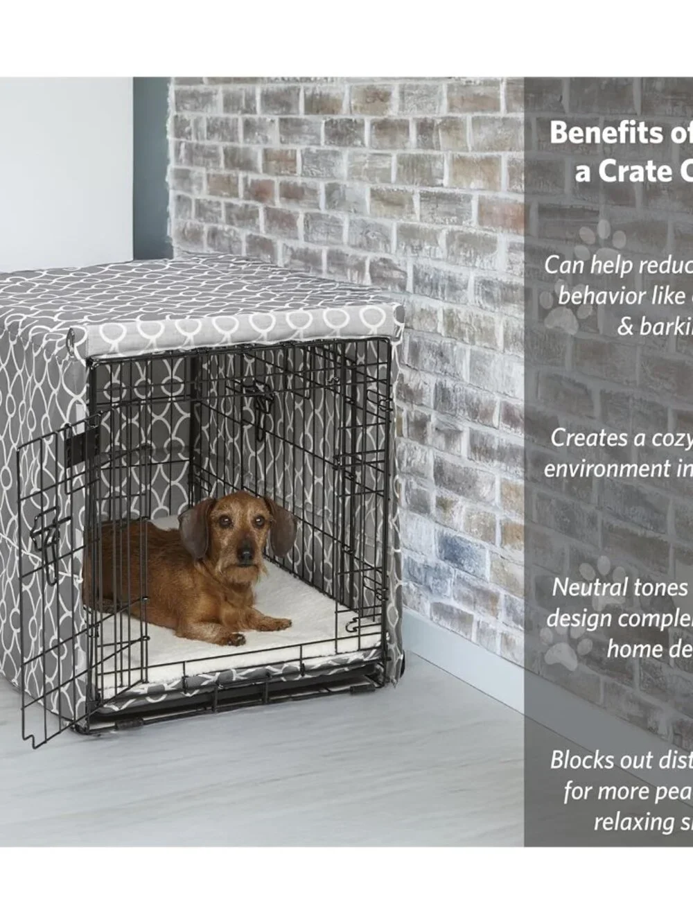 COVER!! Patterned Dog Crate Cover! 30x19x21 small to medium dog crate